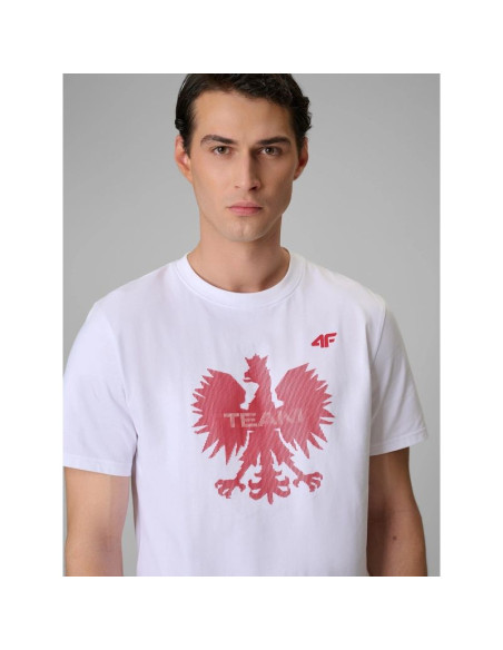 Koszulka kibica męska 4f 4frss26ttshm4201-10s