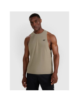 Tank top treningowy szybkoschnący męski 4f 4fwaw25tfslm554-43s