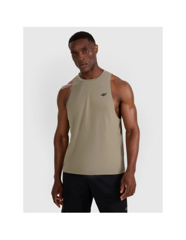 Tank top treningowy szybkoschnący męski 4f 4fwaw25tfslm554-43s