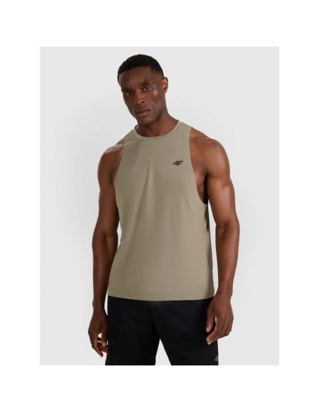 Tank top treningowy szybkoschnący męski 4f 4fwaw25tfslm554-43s
