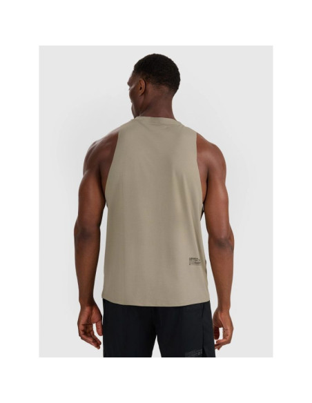 Tank top treningowy szybkoschnący męski 4f 4fwaw25tfslm554-43s
