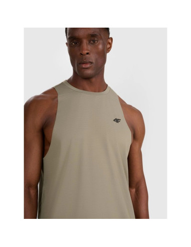 Tank top treningowy szybkoschnący męski 4f 4fwaw25tfslm554-43s