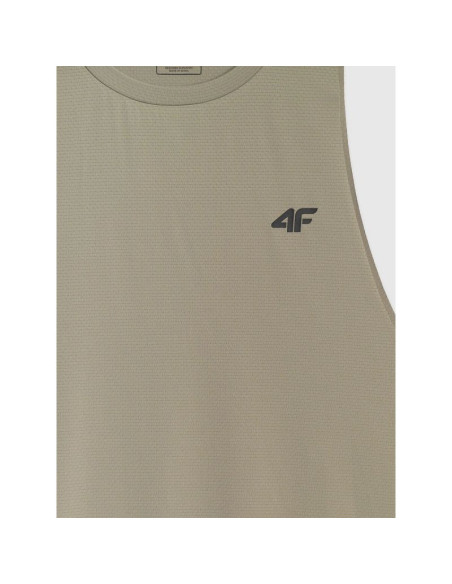 Tank top treningowy szybkoschnący męski 4f 4fwaw25tfslm554-43s