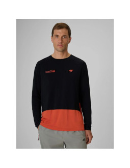 Longsleeve trekkingowy regular męski 4f 4frss26tflom658-20s
