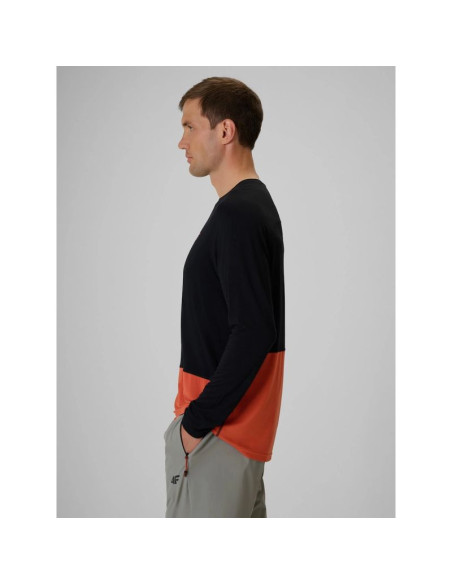 Longsleeve trekkingowy regular męski 4f 4frss26tflom658-20s