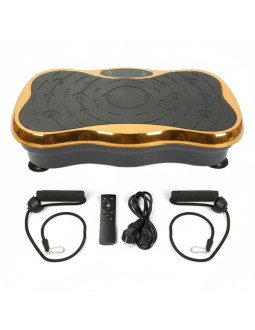 Extralink moonwalk spinmove złoty | platofrma wibracyjna do ćwiczeń fitness | 200w