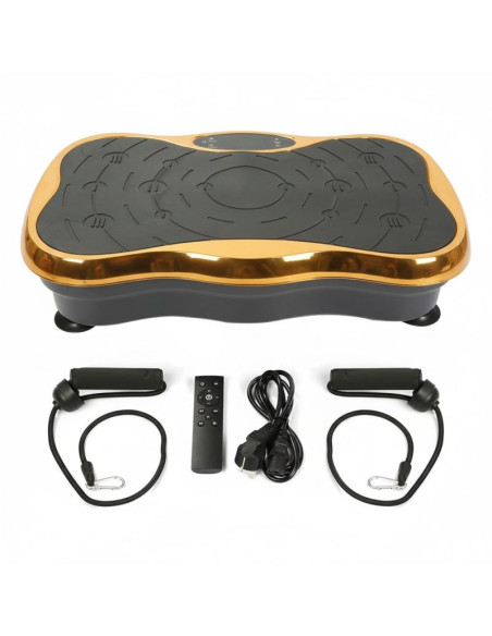 Extralink moonwalk spinmove złoty | platofrma wibracyjna do ćwiczeń fitness | 200w