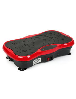 Extralink moonwalk spin move platofrma wibracyjna do cwiczen fitness 200w czerwona 2