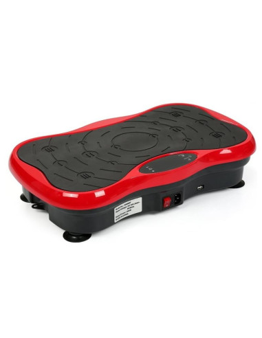 Extralink moonwalk spin move platofrma wibracyjna do cwiczen fitness 200w czerwona