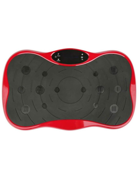 Extralink moonwalk spin move platofrma wibracyjna do cwiczen fitness 200w czerwona