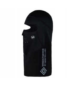 Kominiarka buff windproof balaclava - logo black rozmiar: s_m