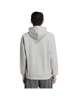 Bluza męska adidas essentials 3-stripes french terry hoodie szara ky4202 2