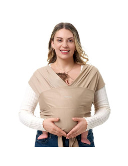 Momcozy baby wrap carrier jasno-brązowy | nosidełko |