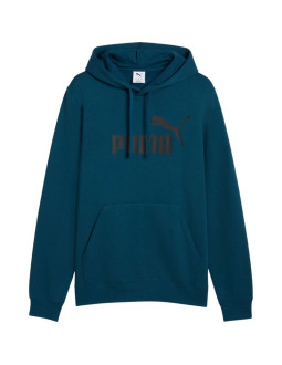 Bluza męska puma ess no.1 logo hoodie fl turkusowa 682571 36 2