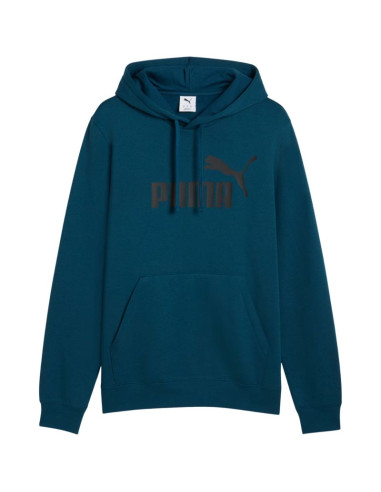 Bluza męska puma ess no.1 logo hoodie fl turkusowa 682571 36