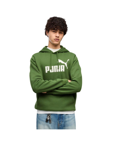 Bluza męska puma ess no.1 logo hoodie fl zielona 682571 68