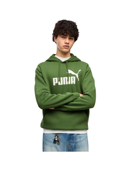 Bluza męska puma ess no.1 logo hoodie fl zielona 682571 68