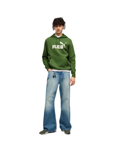 Bluza męska puma ess no.1 logo hoodie fl zielona 682571 68