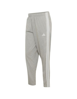 Spodnie męskie adidas essentials 3-stripes single jersey tapered open hem szare ky4215 2