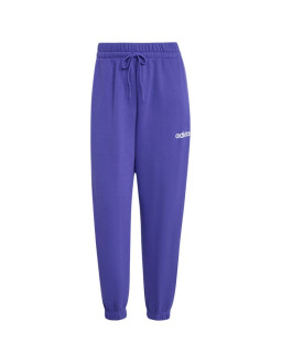 Spodnie damskie adidas essentials linear french terry cuffed fioletowe kf8363 2