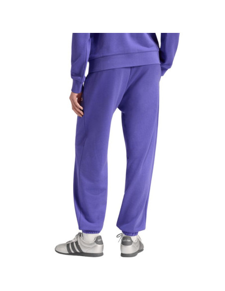 Spodnie damskie adidas essentials linear french terry cuffed fioletowe kf8363