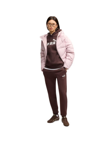 Spodnie damskie puma ess small no. 1 logo brązowe 682449 33