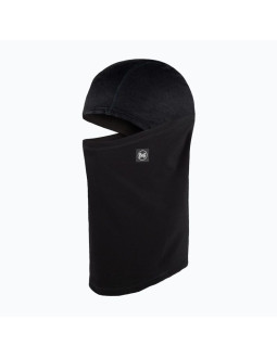 Kominiarka buff tech fleece hinged balaclava solid black