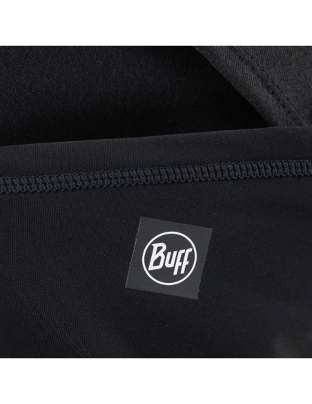 Kominiarka buff tech fleece hinged balaclava solid black