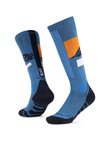 Skarpetki buff merino hw over the calf socks hwo1 royal blue l