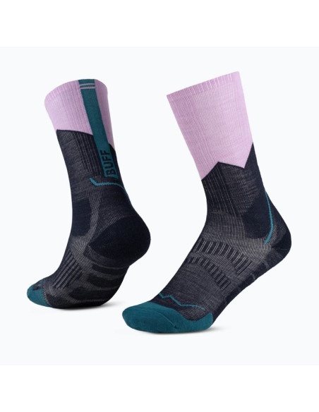 Skarpetki buff merino mw crew socks mwc1 orchid l
