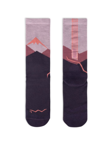 Skarpetki buff merino lightweight crew sock lwc1 pink l