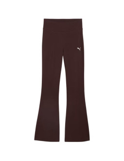 Legginsy damskie puma ess high-waist flared brązowe 631542 33 2