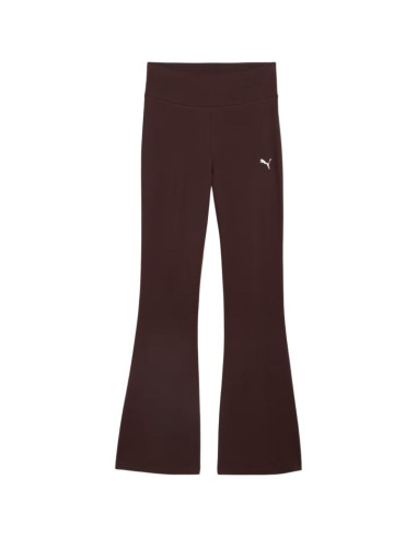 Legginsy damskie puma ess high-waist flared brązowe 631542 33