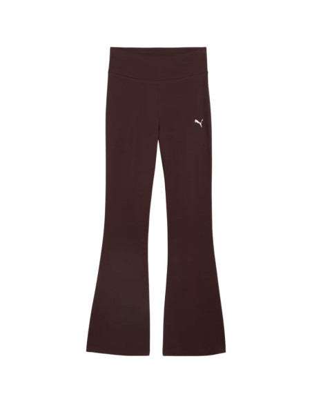 Legginsy damskie puma ess high-waist flared brązowe 631542 33