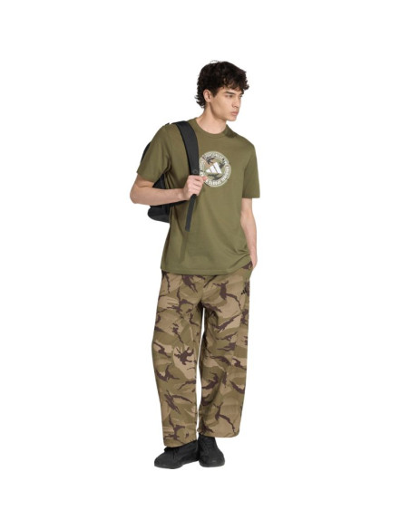 Koszulka męska adidas camo oliwkowa kc7164