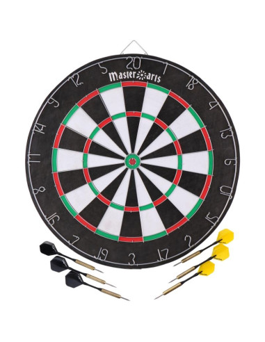 Dart kartonowy 45cm + 6 rzutek