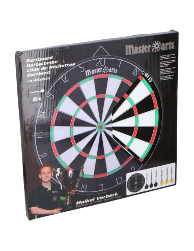 Dart kartonowy 45cm + 6 rzutek