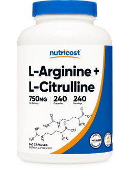 L-Arginine 500 Mg + L-Citrulline 250 Mg - L-Arginina + L-Cytrulina (240 Kaps.)