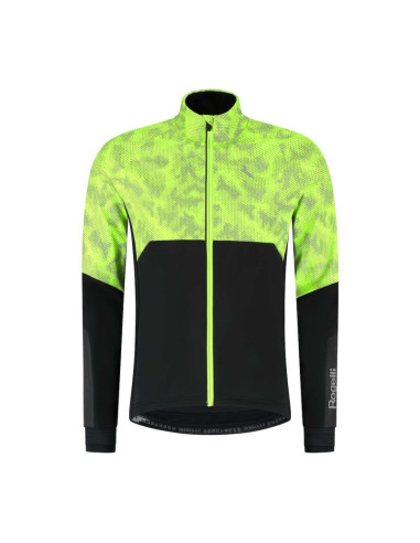 Rogelli kurtka zimowa essential hivis ii fluor l