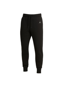 Spodnie sportowe męskie jordan brooklyn fleece czarne - fv7277-010