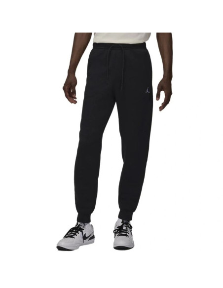 Spodnie sportowe męskie jordan brooklyn fleece czarne - fv7277-010