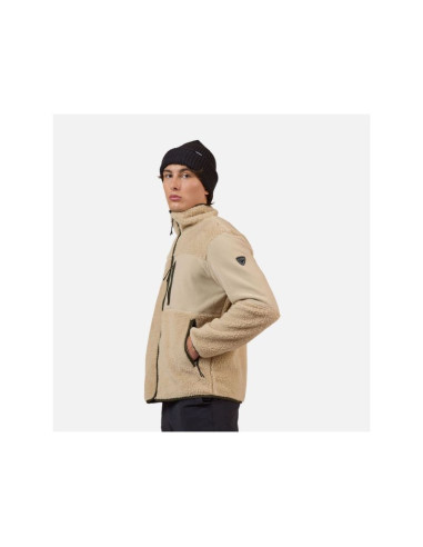 Bluza męska rossignol alltrack fz sherpa jkt szara