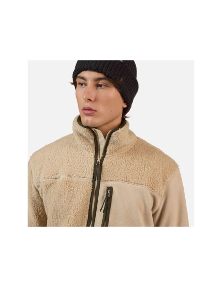 Bluza męska rossignol alltrack fz sherpa jkt szara