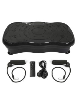 Extralink moonwalk spin move platofrma wibracyjna do cwiczen fitness 200w czarna