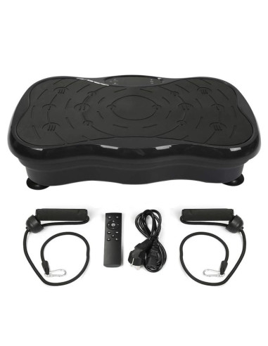 Extralink moonwalk spin move platofrma wibracyjna do cwiczen fitness 200w czarna