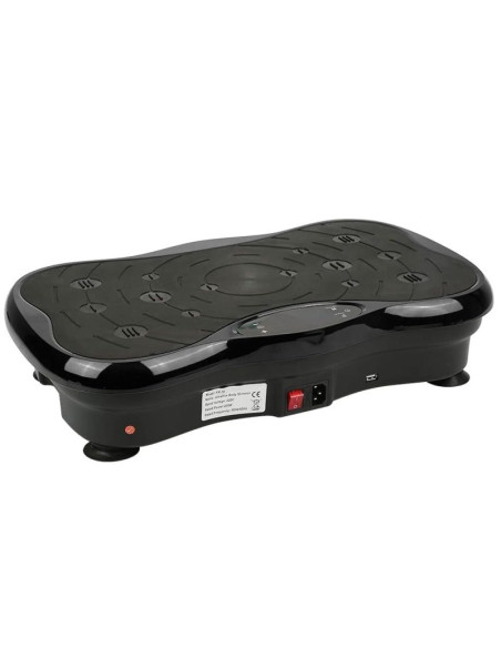 Extralink moonwalk spin move platofrma wibracyjna do cwiczen fitness 200w czarna