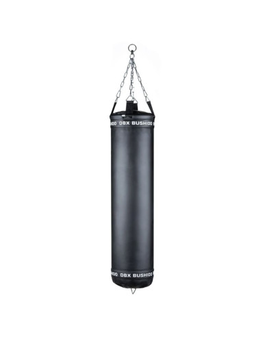 Worek bokserski premium + obręcz sbrx black  pusty - 150cm | dbx bushido