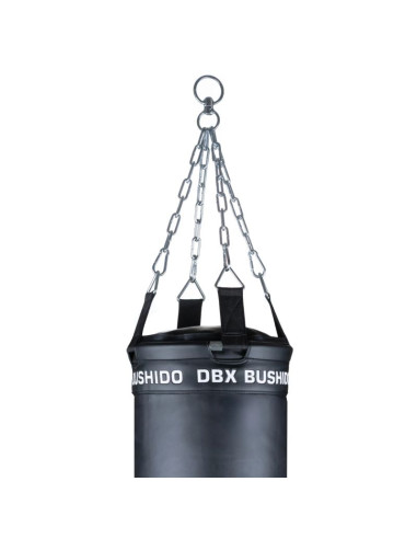 Worek bokserski premium + obręcz sbrx black  pusty - 150cm | dbx bushido