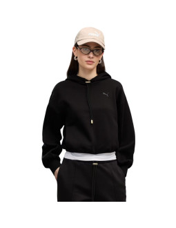 Bluza damska puma her relaxed hoodie czarna 694027 01