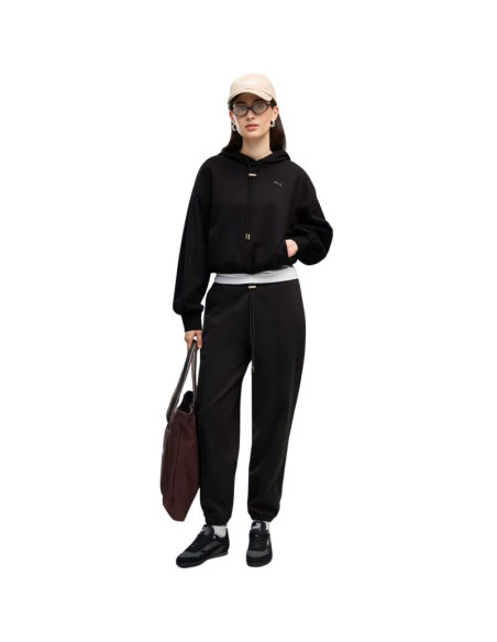 Bluza damska puma her relaxed hoodie czarna 694027 01